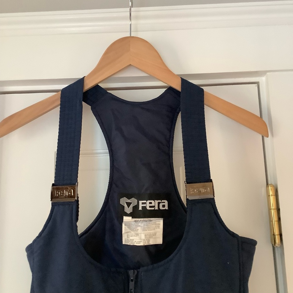 Fera Navy Blue Ski Bibs with Racerback Top